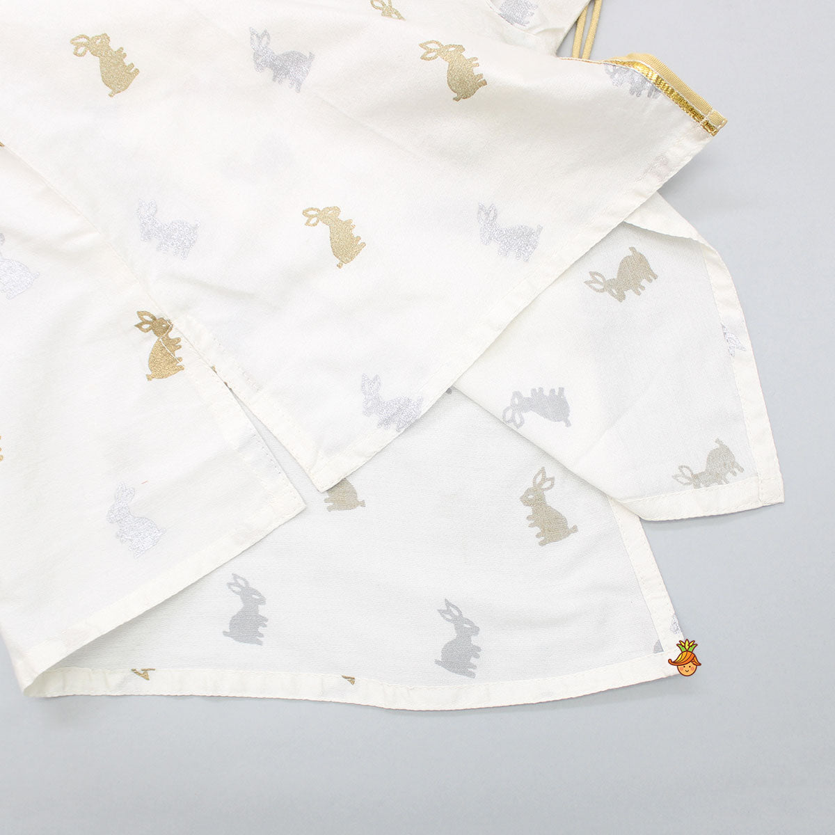 Bunny Print Short Kurta And Dhoti