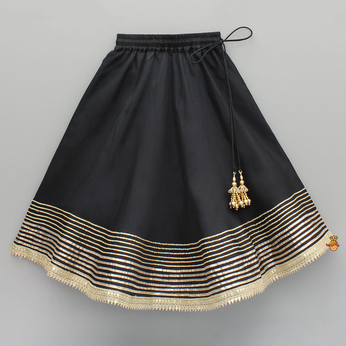 Lace Work Top With Ghagra And Dupatta