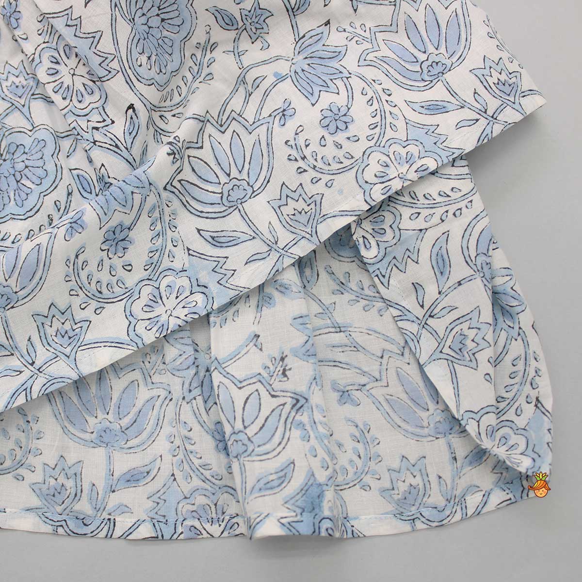 Floral Printed Dress With Headband