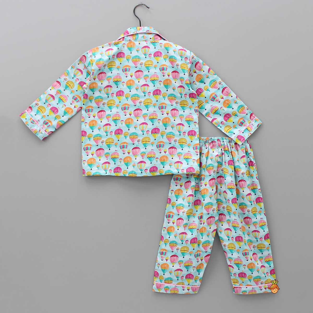 Multi Colour Hot Air Balloon Print Sleepwear