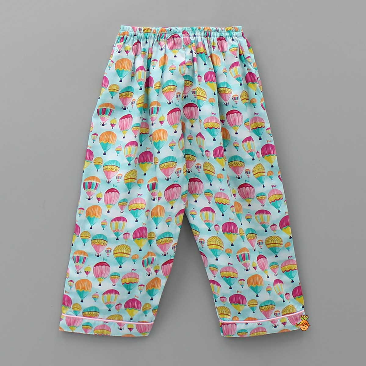 Multi Colour Hot Air Balloon Print Sleepwear
