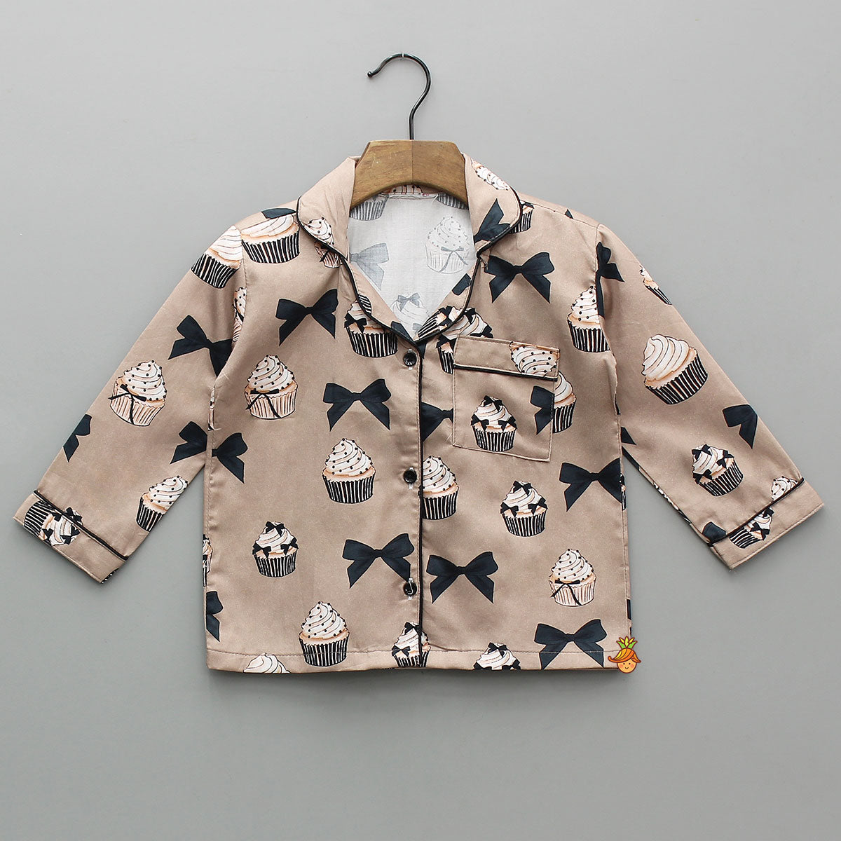 Cup Cake Print Sleepwear