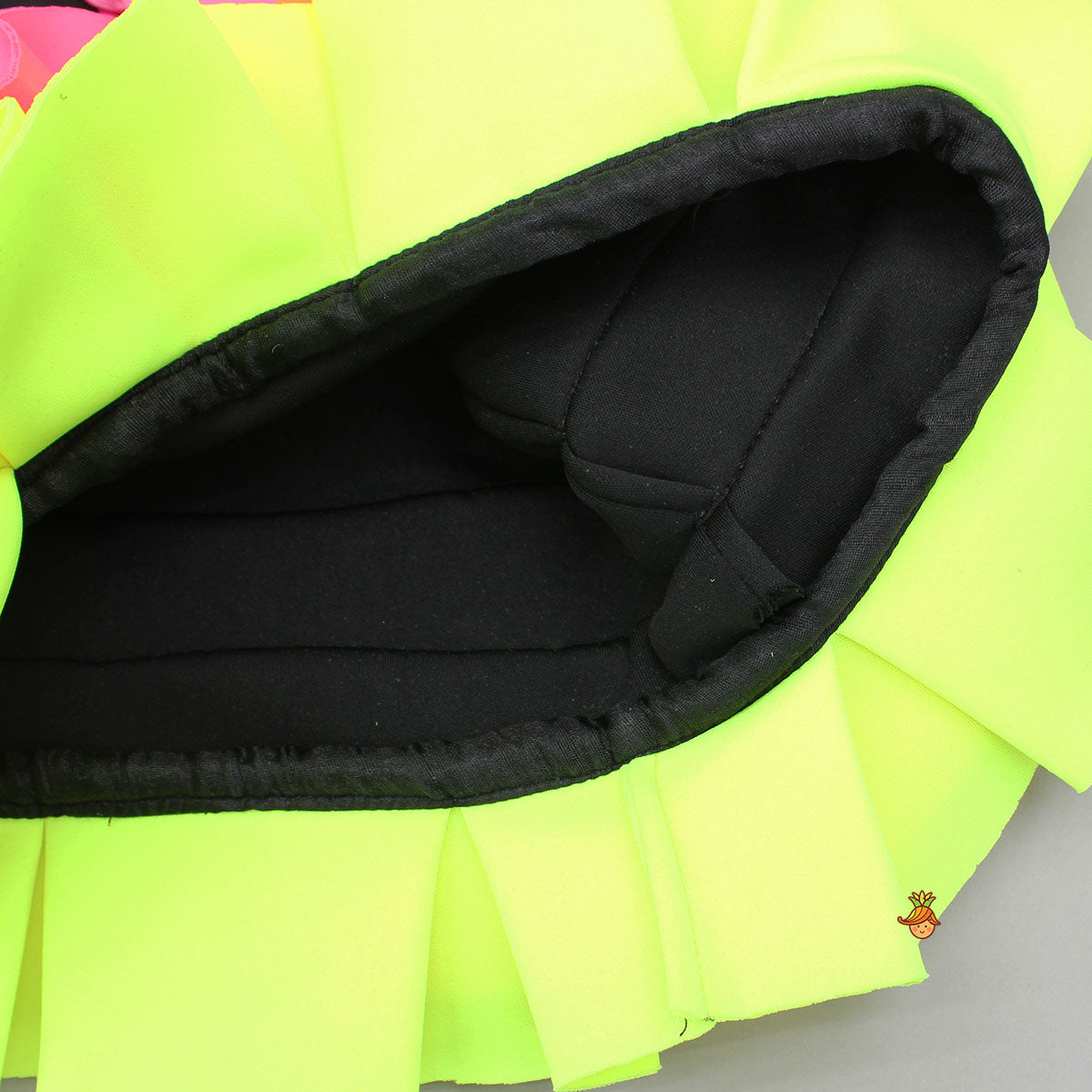 Neon Frilly Dress With Matching Hair Band