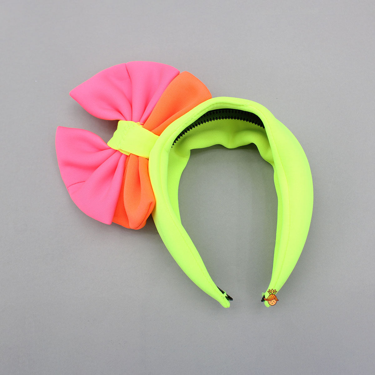 Neon Frilly Dress With Matching Hair Band