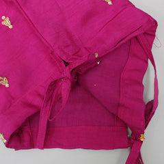 Pre Order: Sequin Work Top And Shibori Printed Lehenga