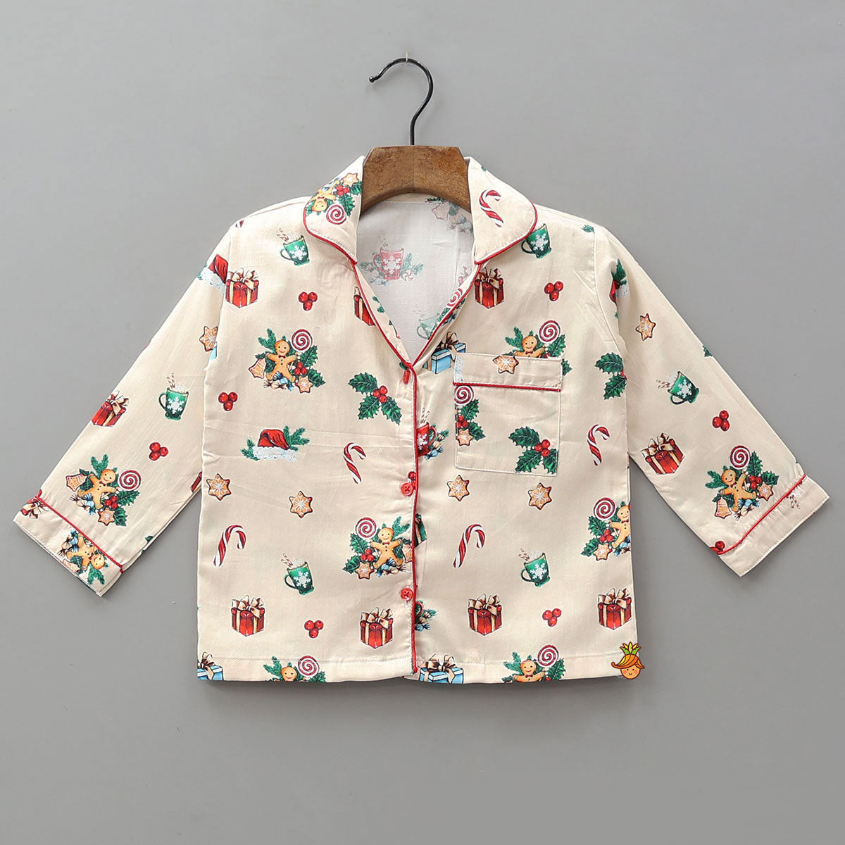 Vintage Christmas Printed Sleepwear