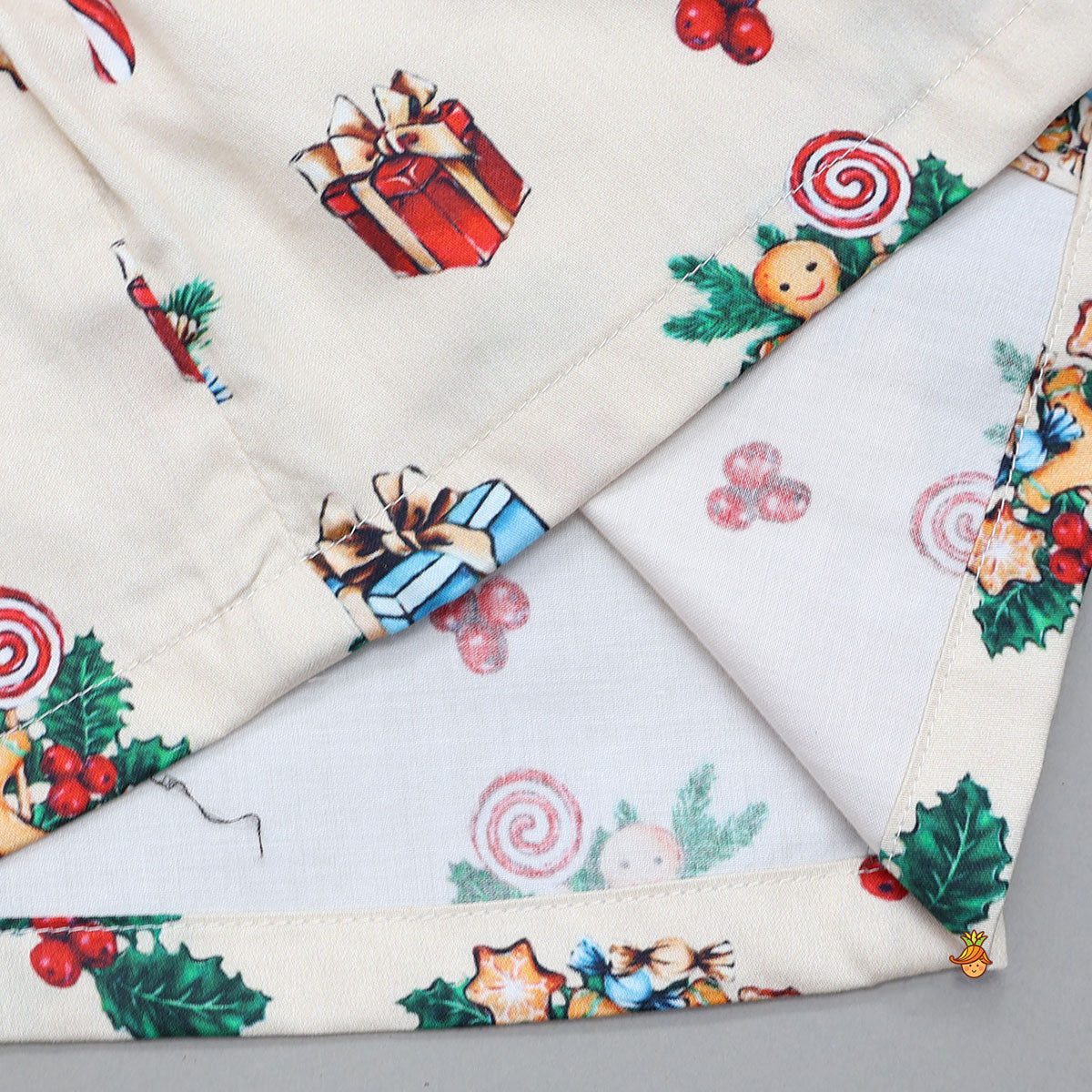 Vintage Christmas Printed Sleepwear
