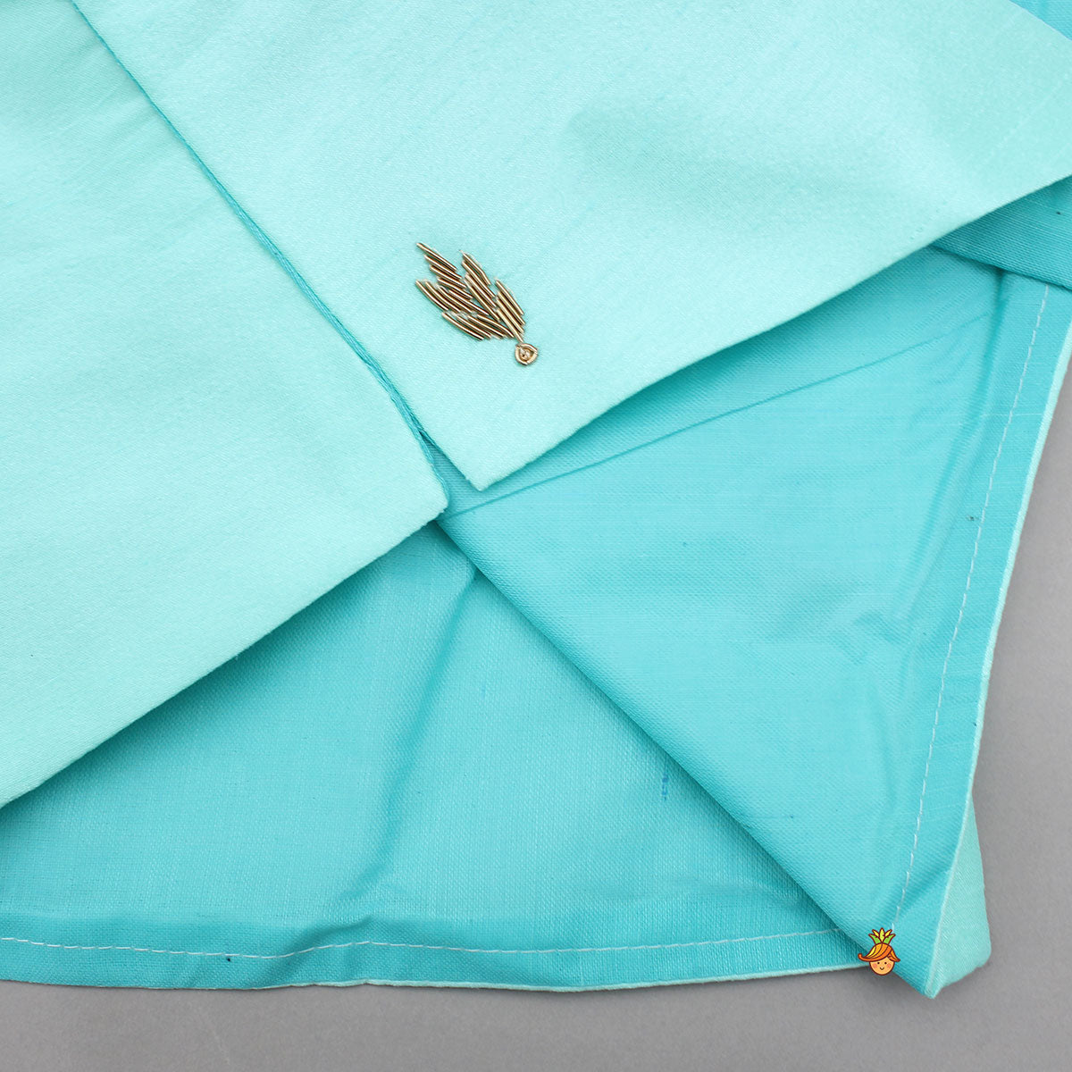 Asymmetric And Embroidered Kurta With Churidar