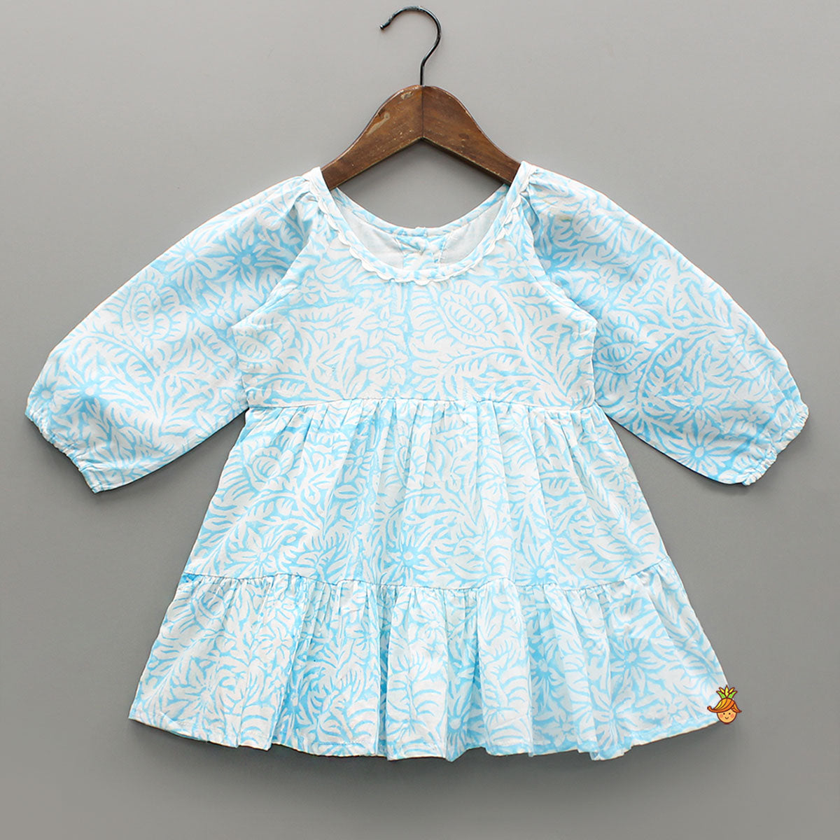 Tropical Leaves Printed Dress