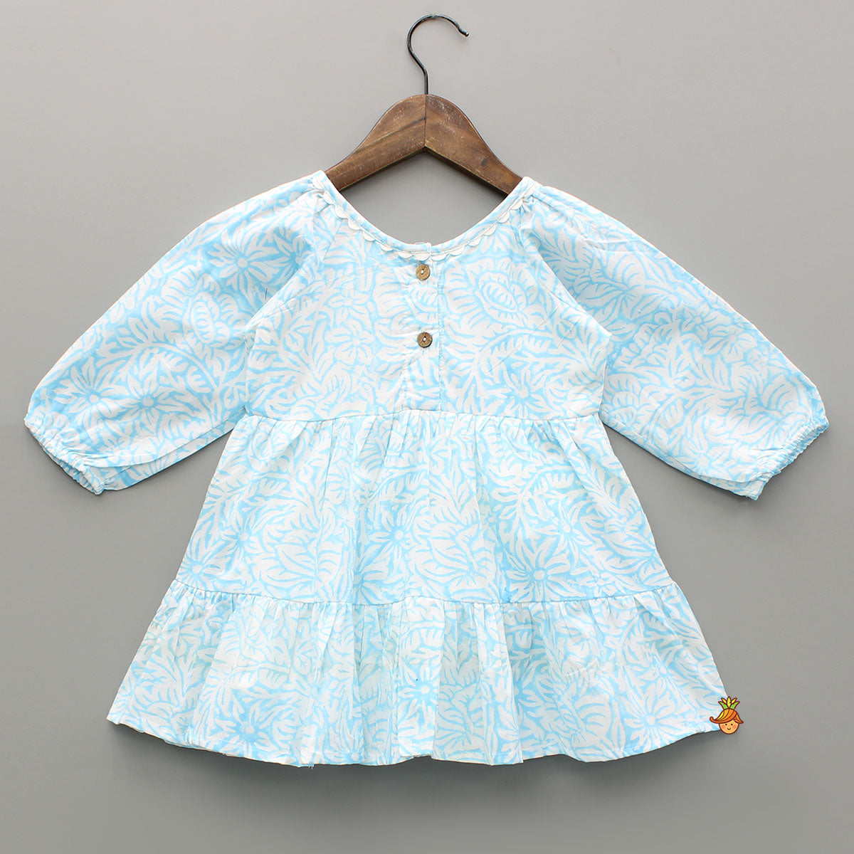 Tropical Leaves Printed Dress