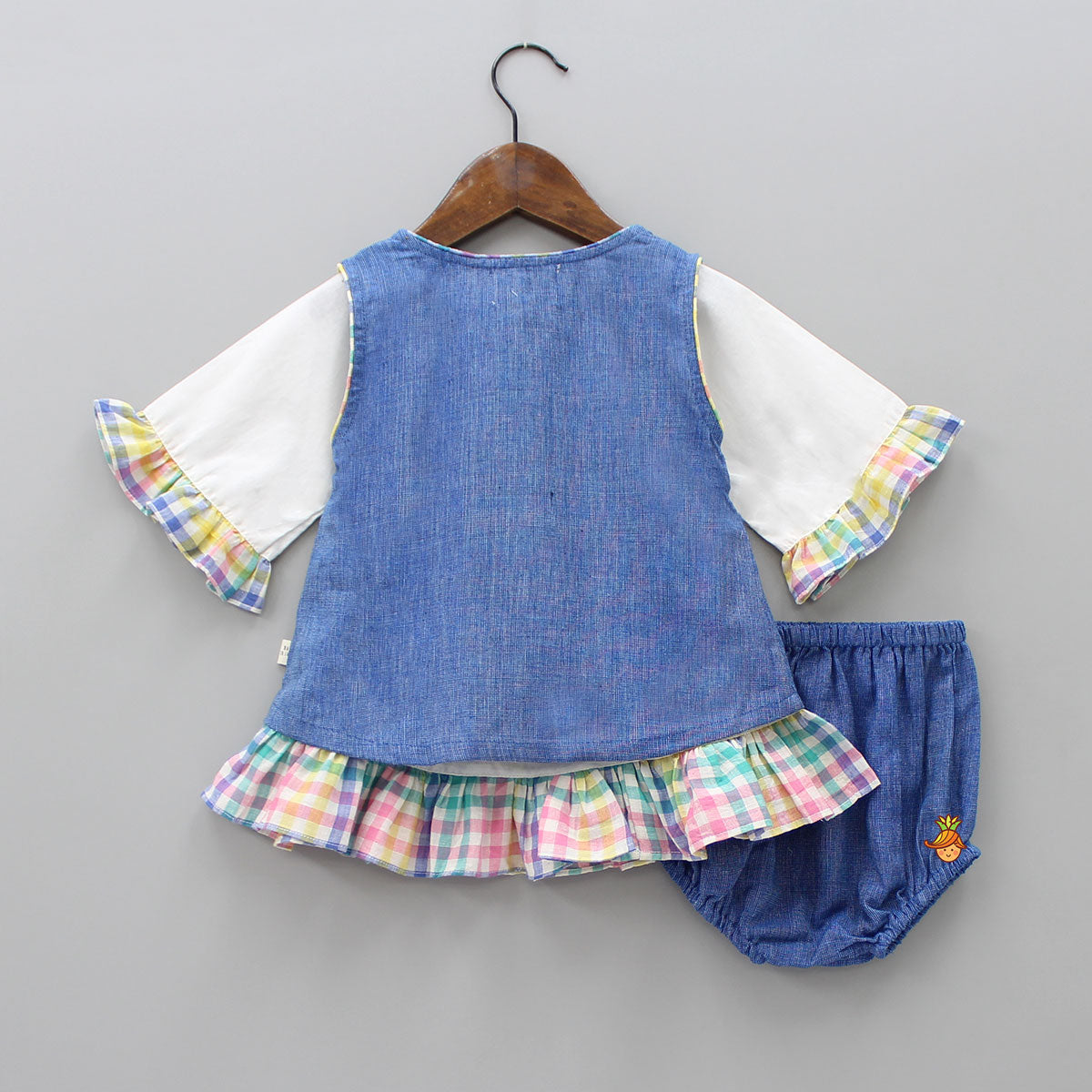 Dress With Angarkha Jacket And Bloomer