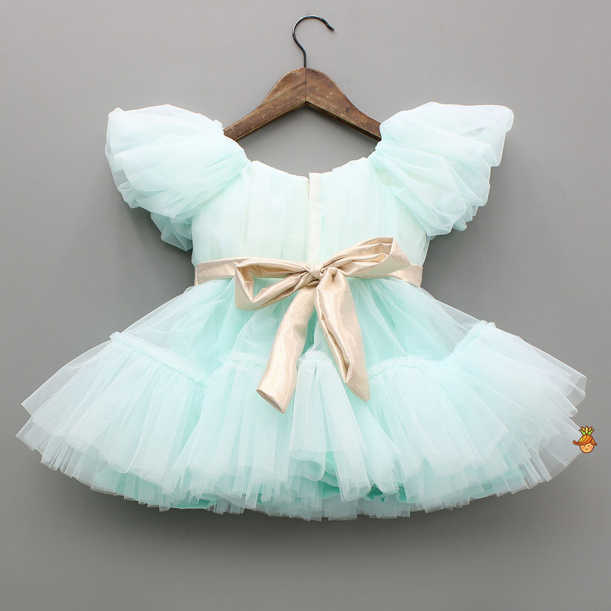 Pretty Aqua Blue Party Wear Dress