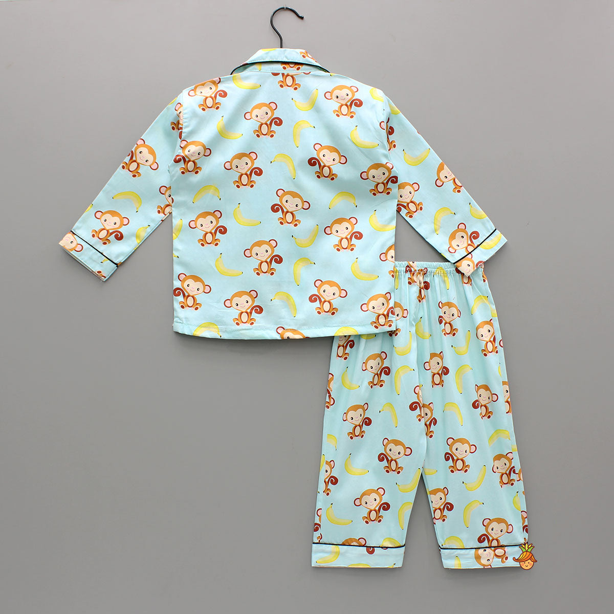 Monkey And Banana Printed Sleepwear Set