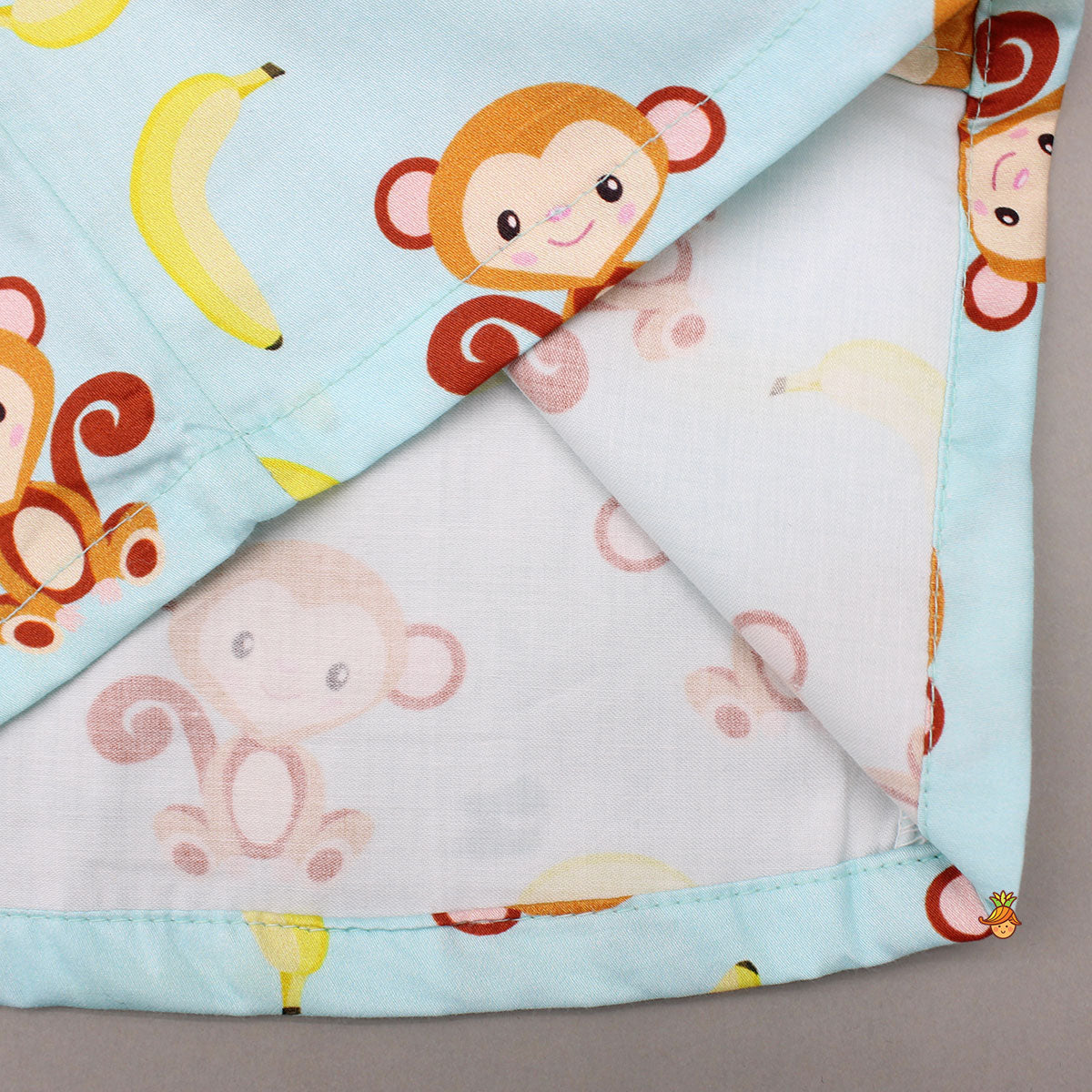 Monkey And Banana Printed Sleepwear Set