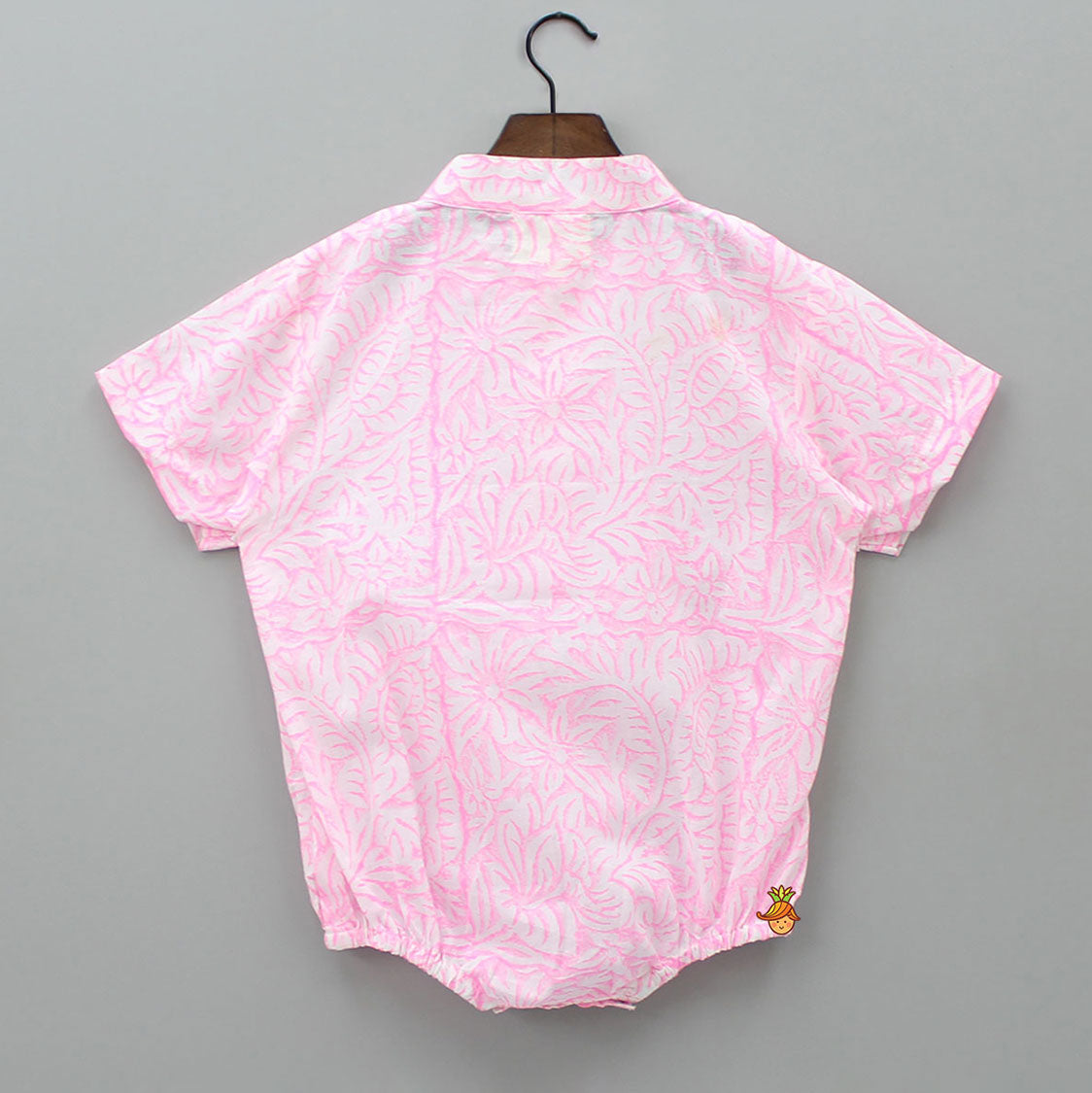 Floral Printed Taffy Pink Bodysuit