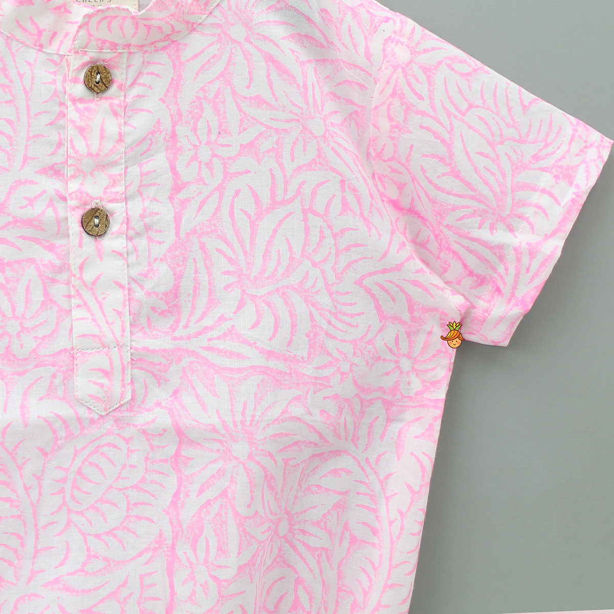 Floral Printed Taffy Pink Bodysuit