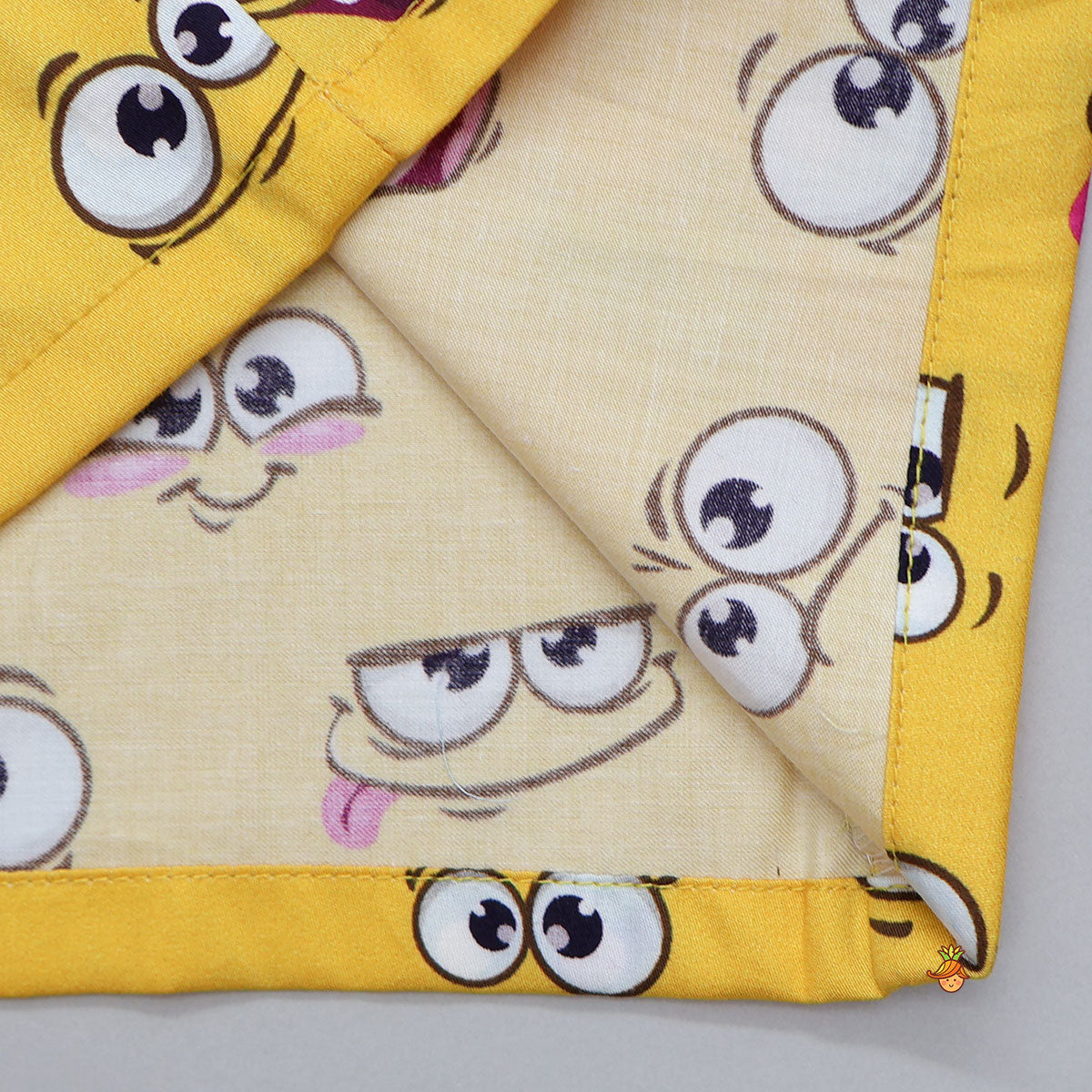 Facial Expressions Printed Pure Cotton Sleepwear