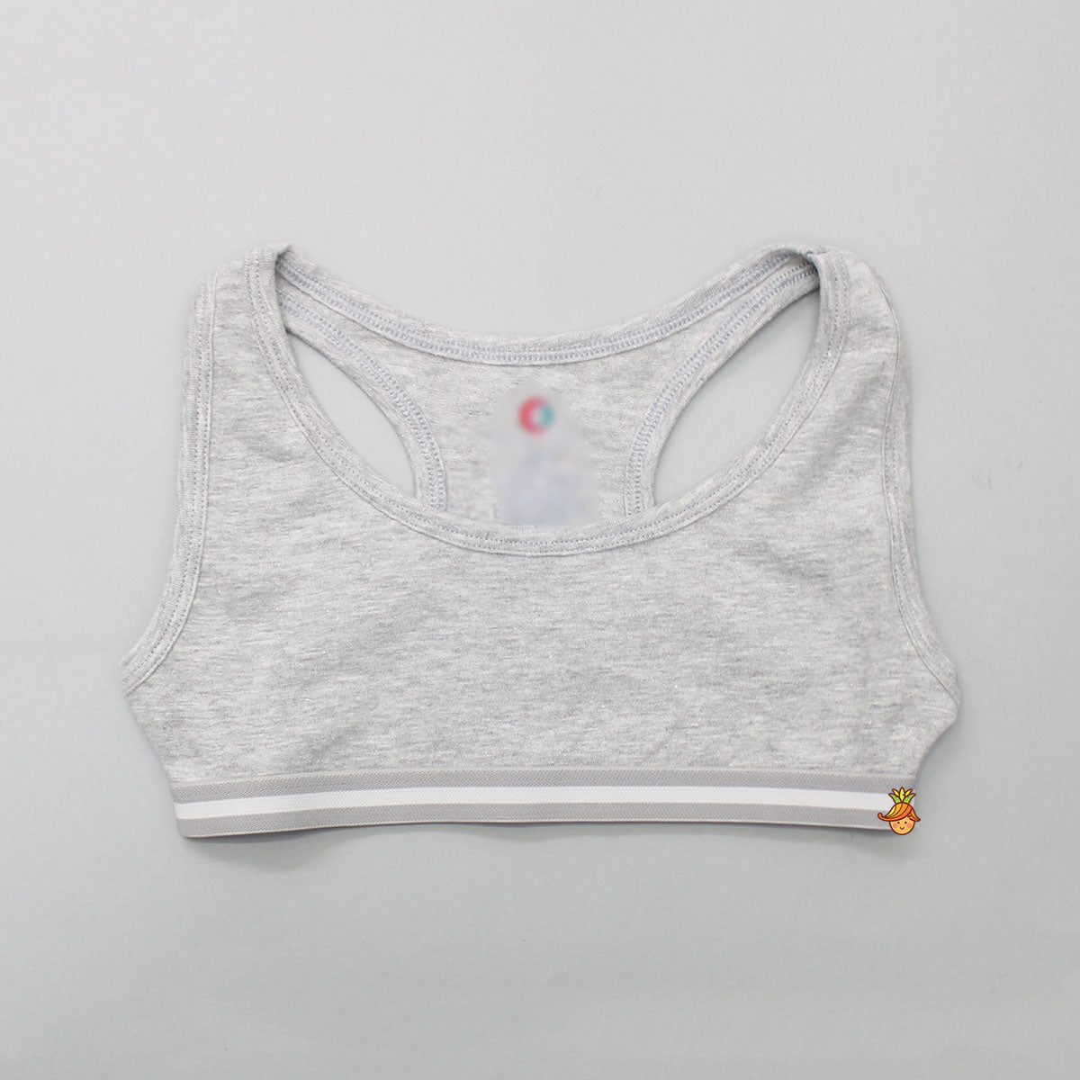 White And Grey Sports Beginners Bra - Set Of 2