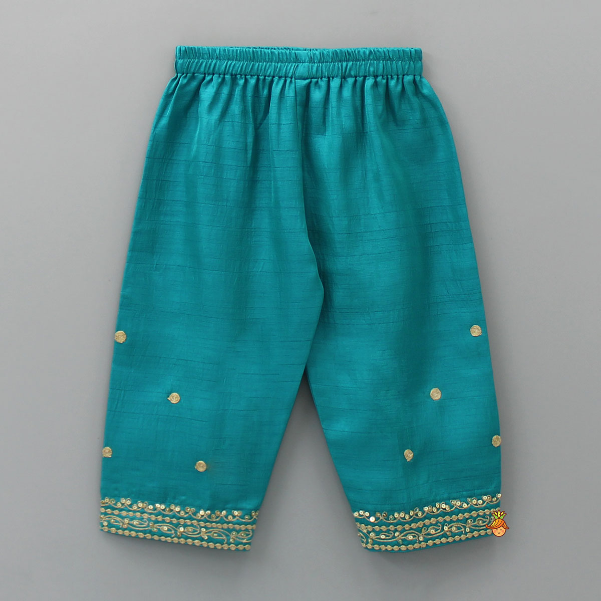 Beautiful Sequins Work Kurti With Pant And Net Dupatta