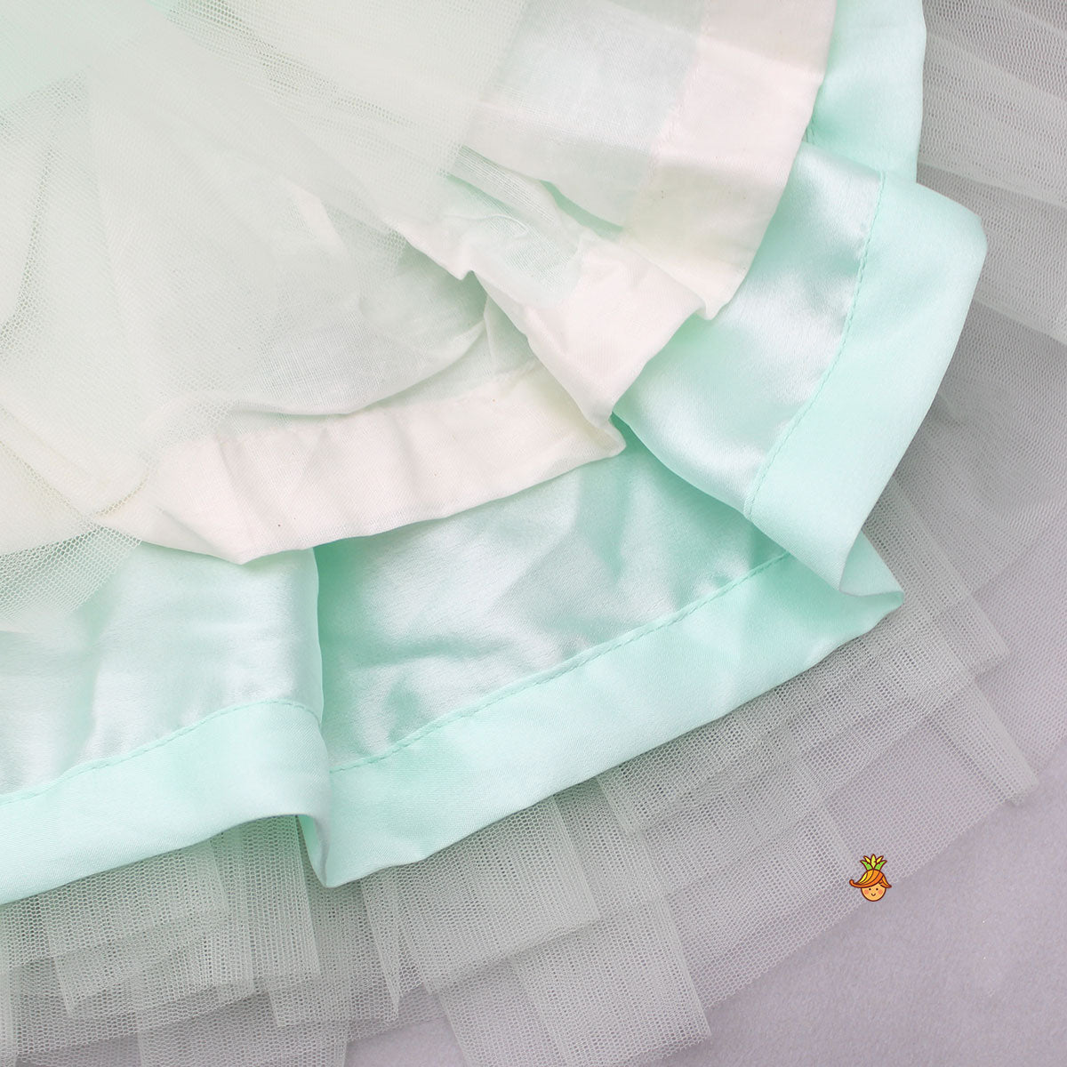 Sequins Butterflies Embellished Yoke Flared Dress