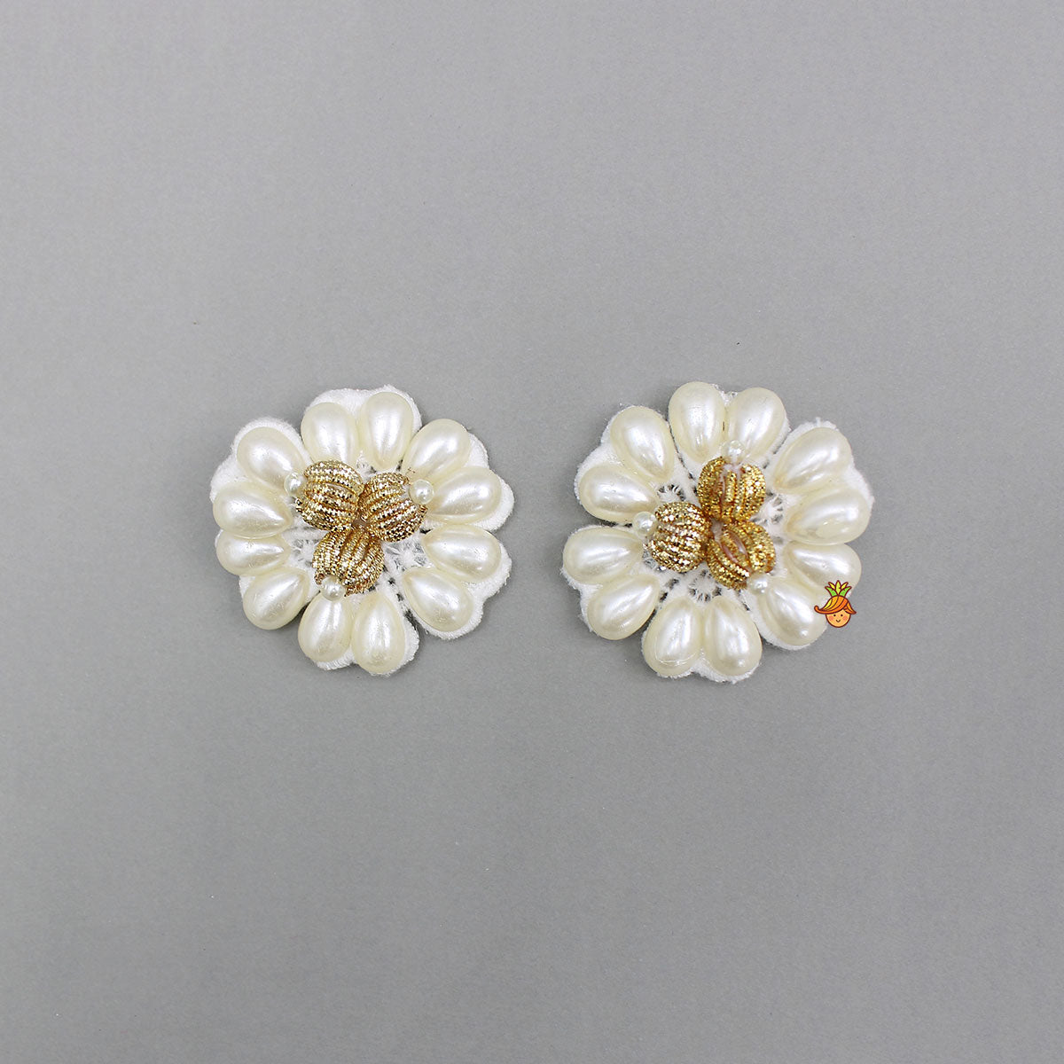 Elegant Patch Work Hair Clip - Set of 4