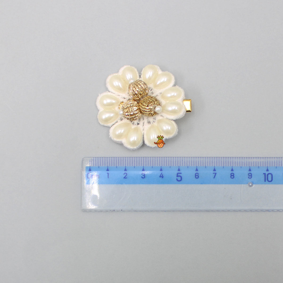 Elegant Patch Work Hair Clip - Set of 4