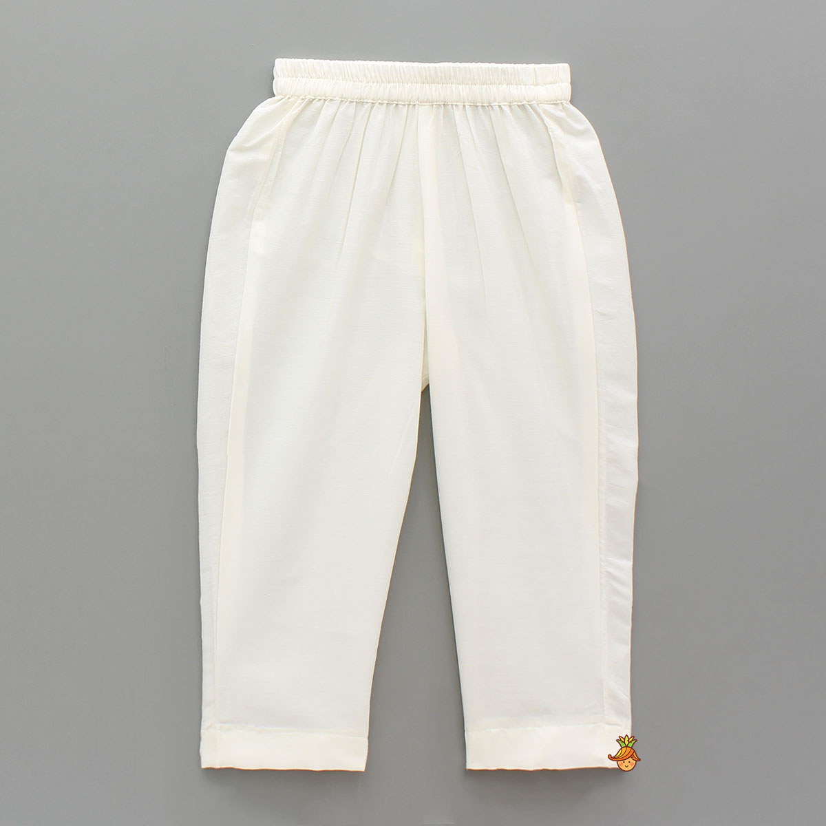 Pom Poms Adorned Yellow Kurta And Pockets Detail Pyjama