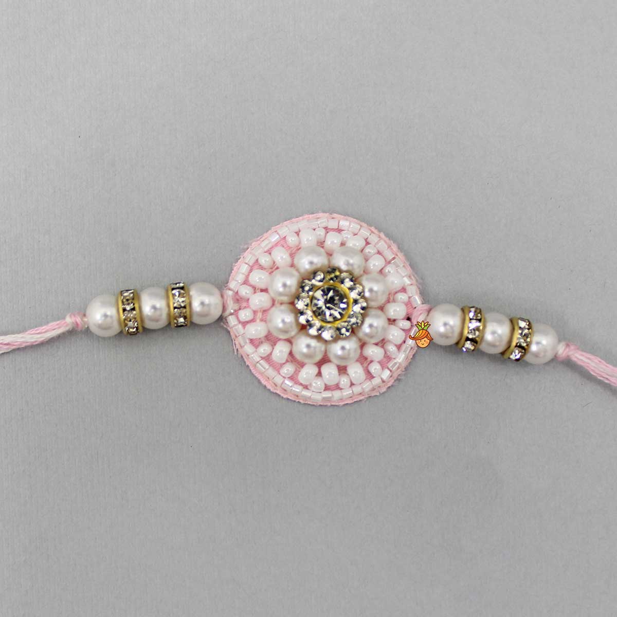 Beaded Pink Rakhi