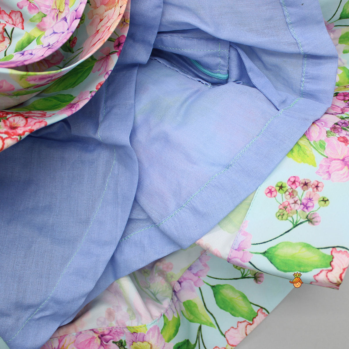 One Shoulder Layered Multicolour Dress