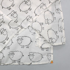 Sheep Hand Block Printed Kurta