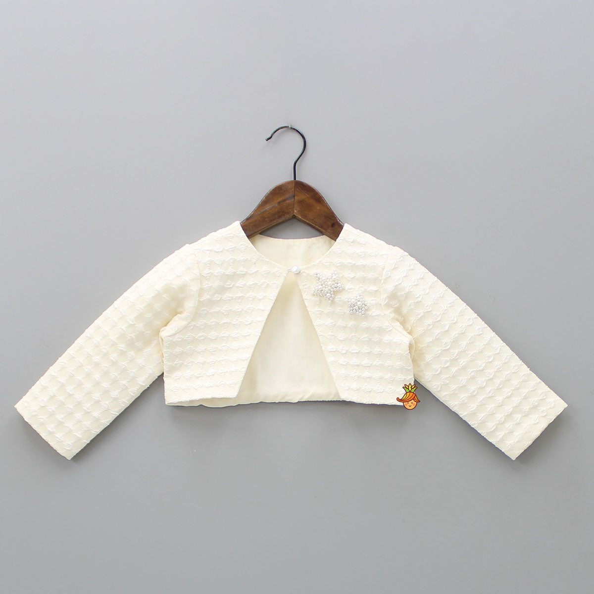 Beautiful Cream Bowie Dress With Jacket And Matching Head Band With Booties