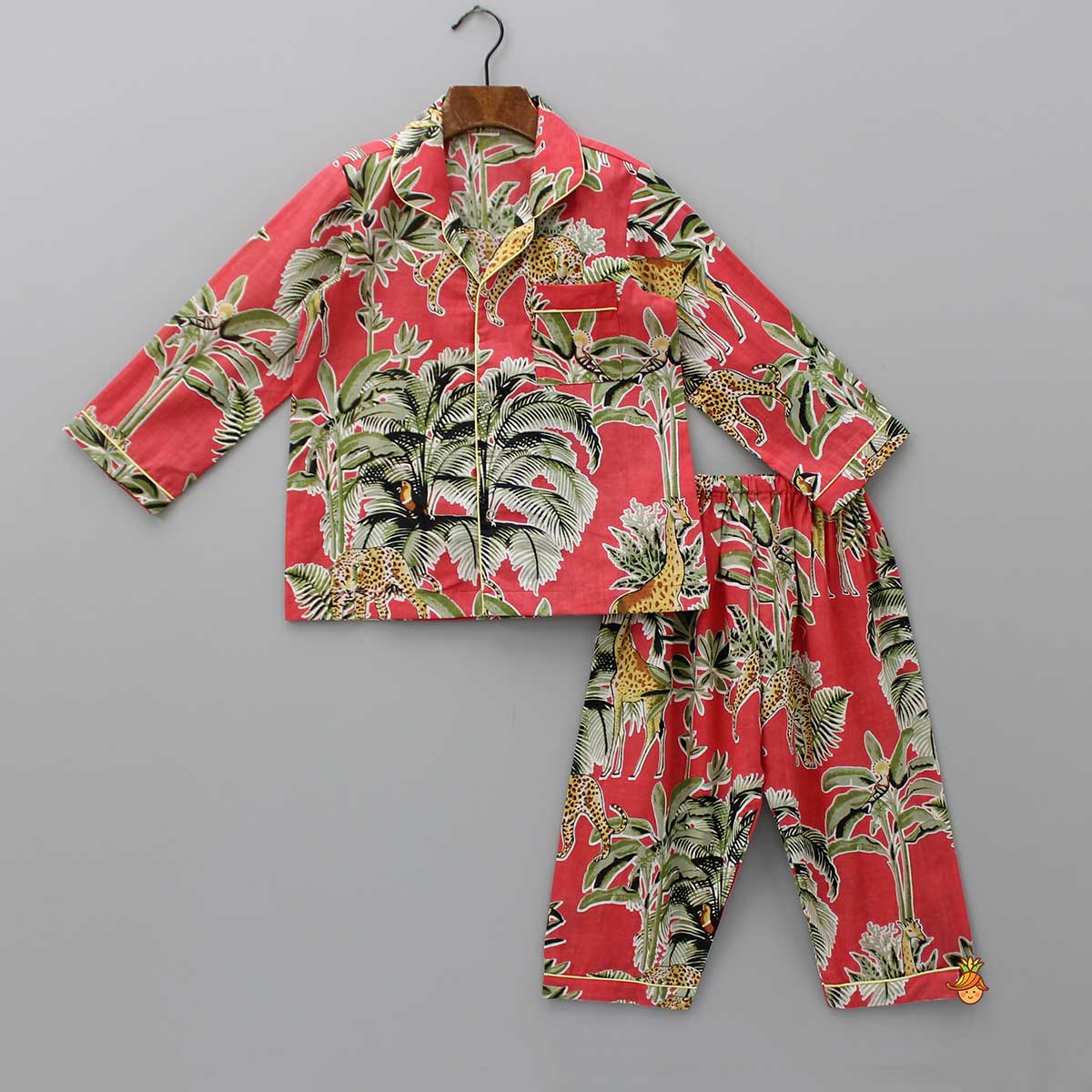 Multicolour Animal Printed Sleepwear