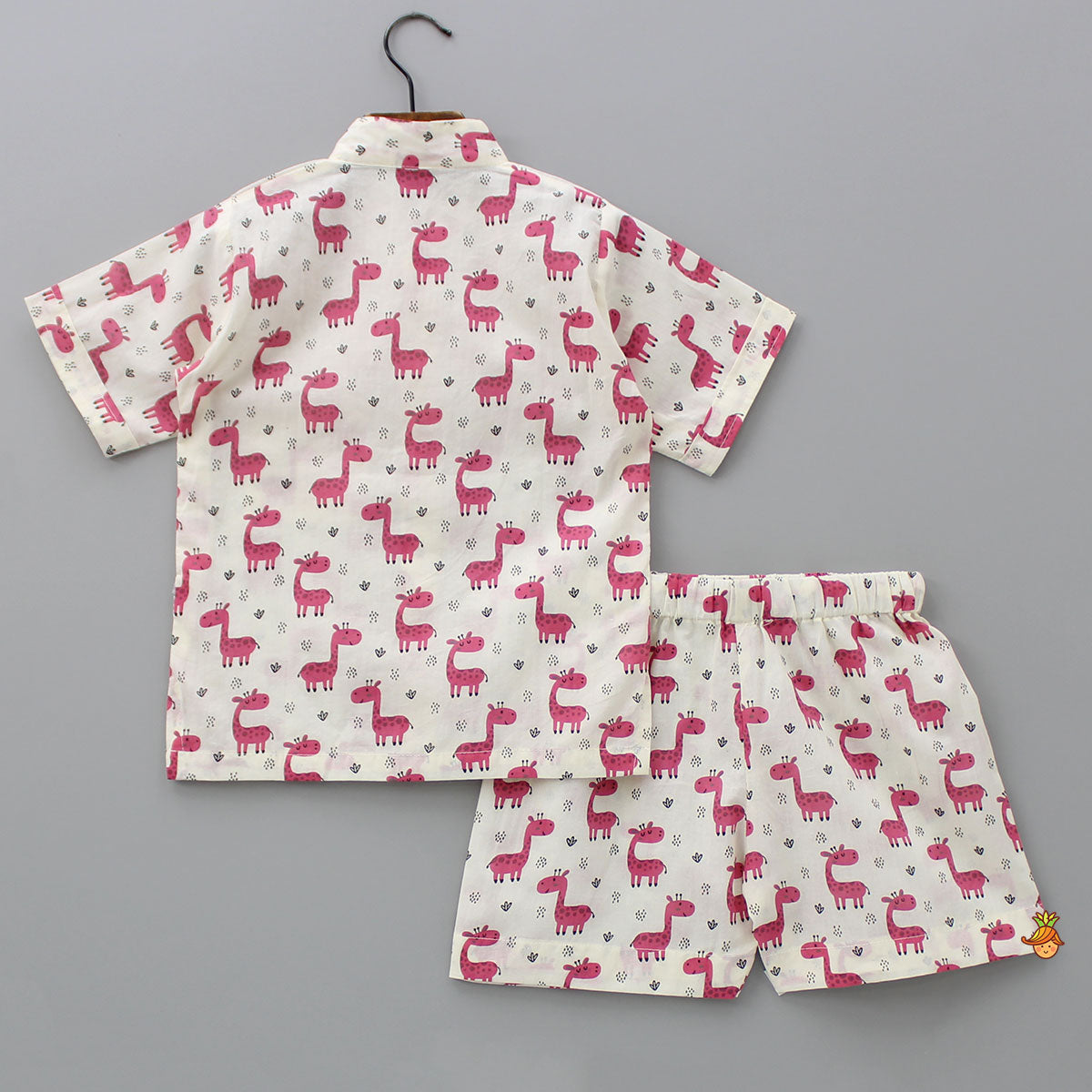 Patch Pocket Front Open Sleepwear