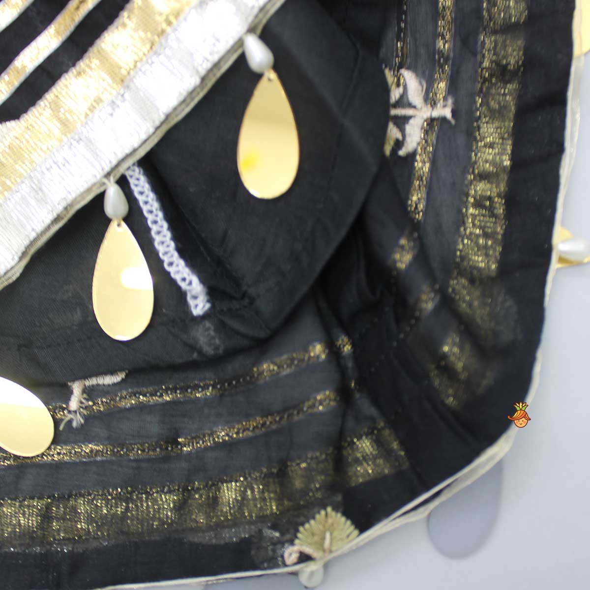 Kaftan Style Embroidered Kurti And Dhoti