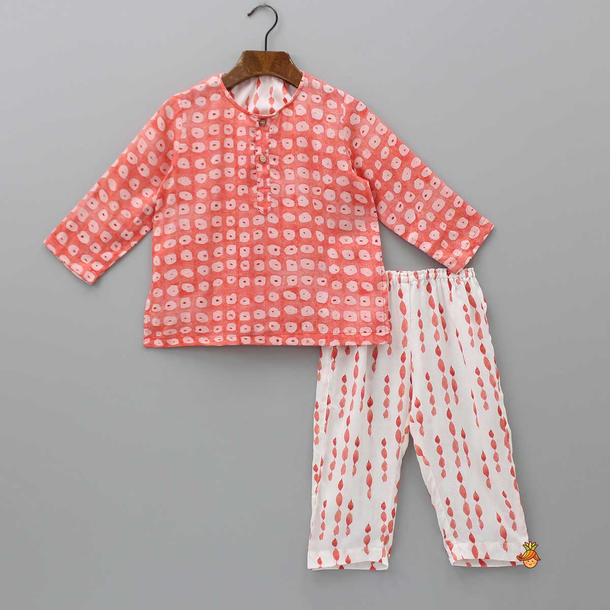 Printed Dual-Tone Bamboo Fabric Sleepwear