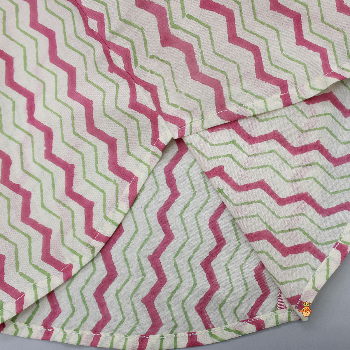 Chevron Printed Multicolour Shirt