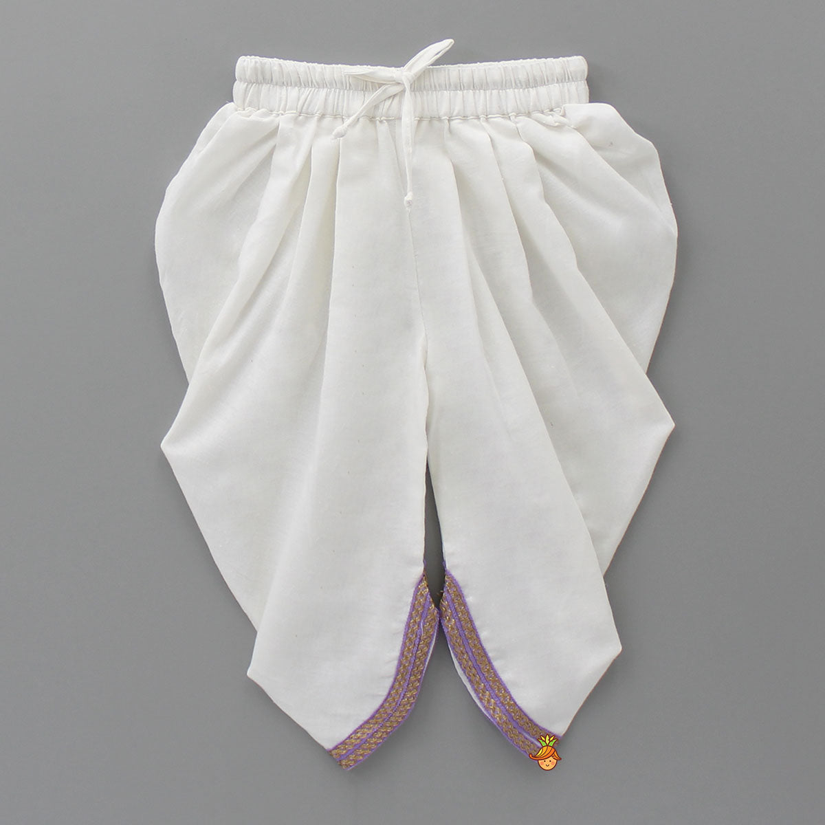 Floral Printed Angarkha Styled Kurti And Dhoti