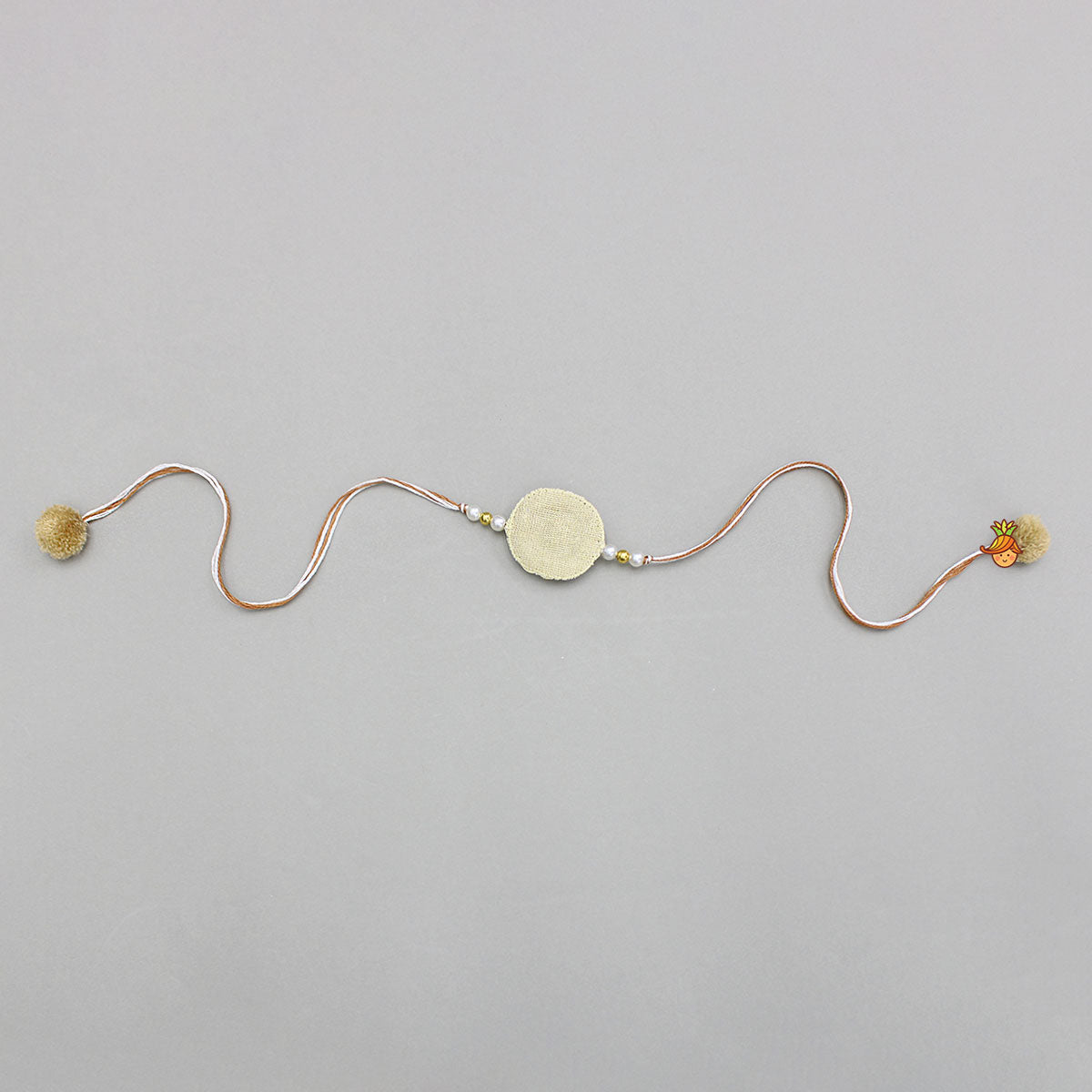 Elegant Floral Sequin Embellished Rakhi