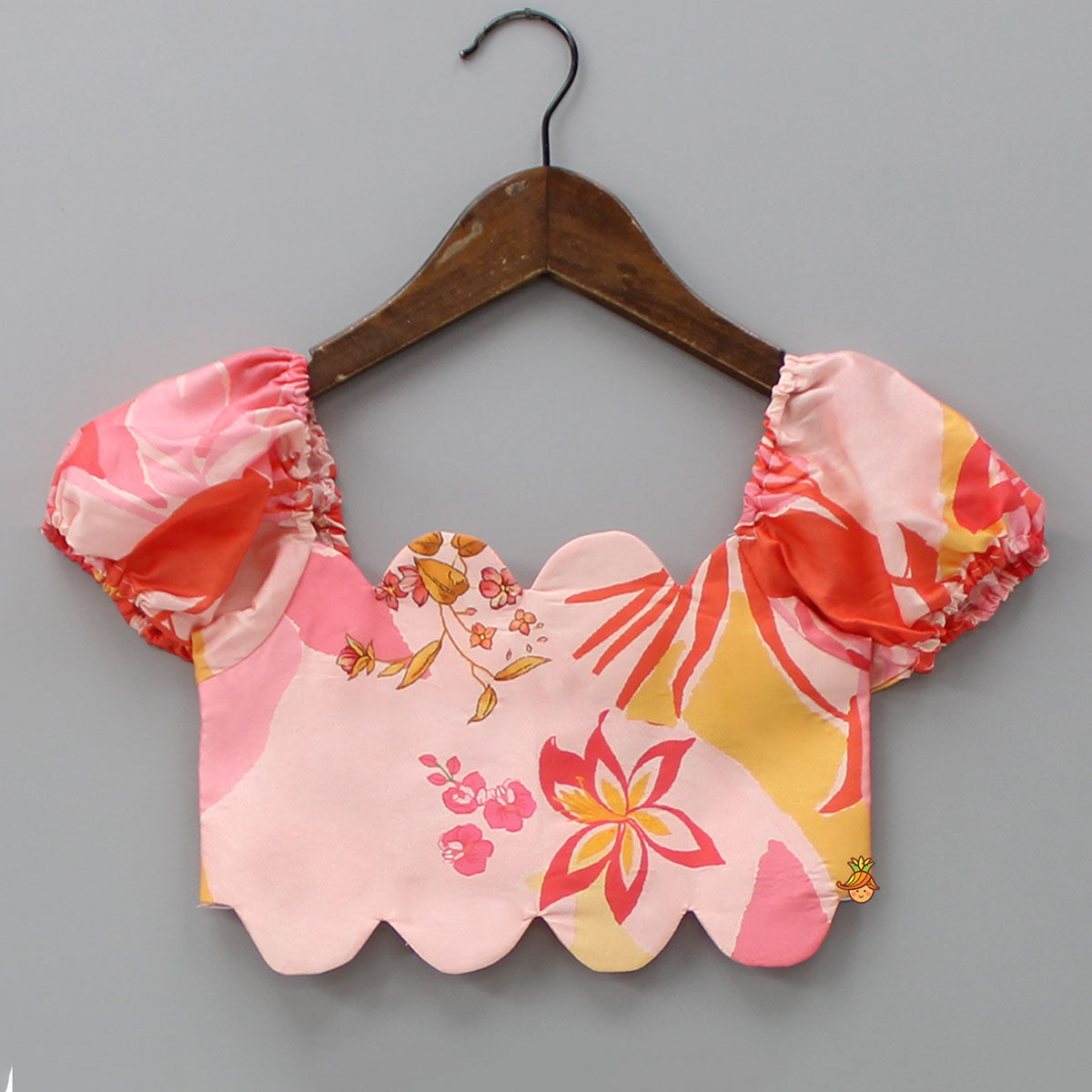 Floral Printed Top And Flared Palazzo