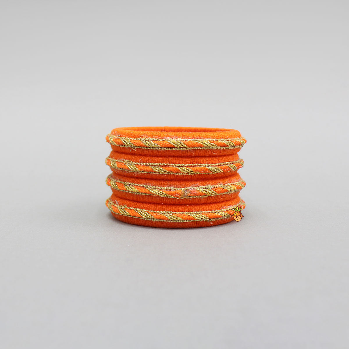 Beautiful Orange Thread Bangles