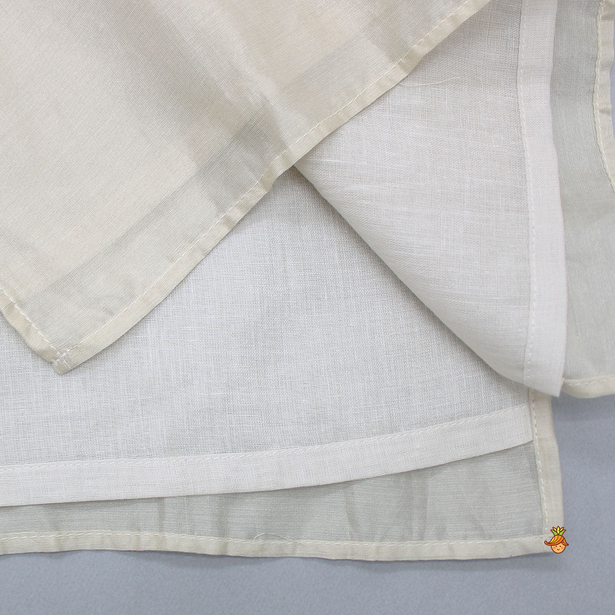 Plain Kurta And Animal Printed Jacket With Dhoti