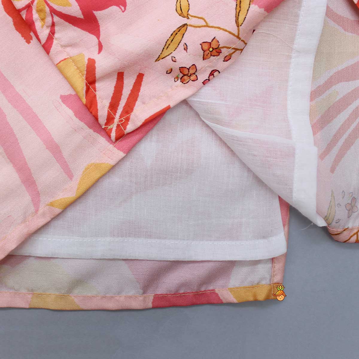 Floral Printed Multicoloured Kurta With Pyjama