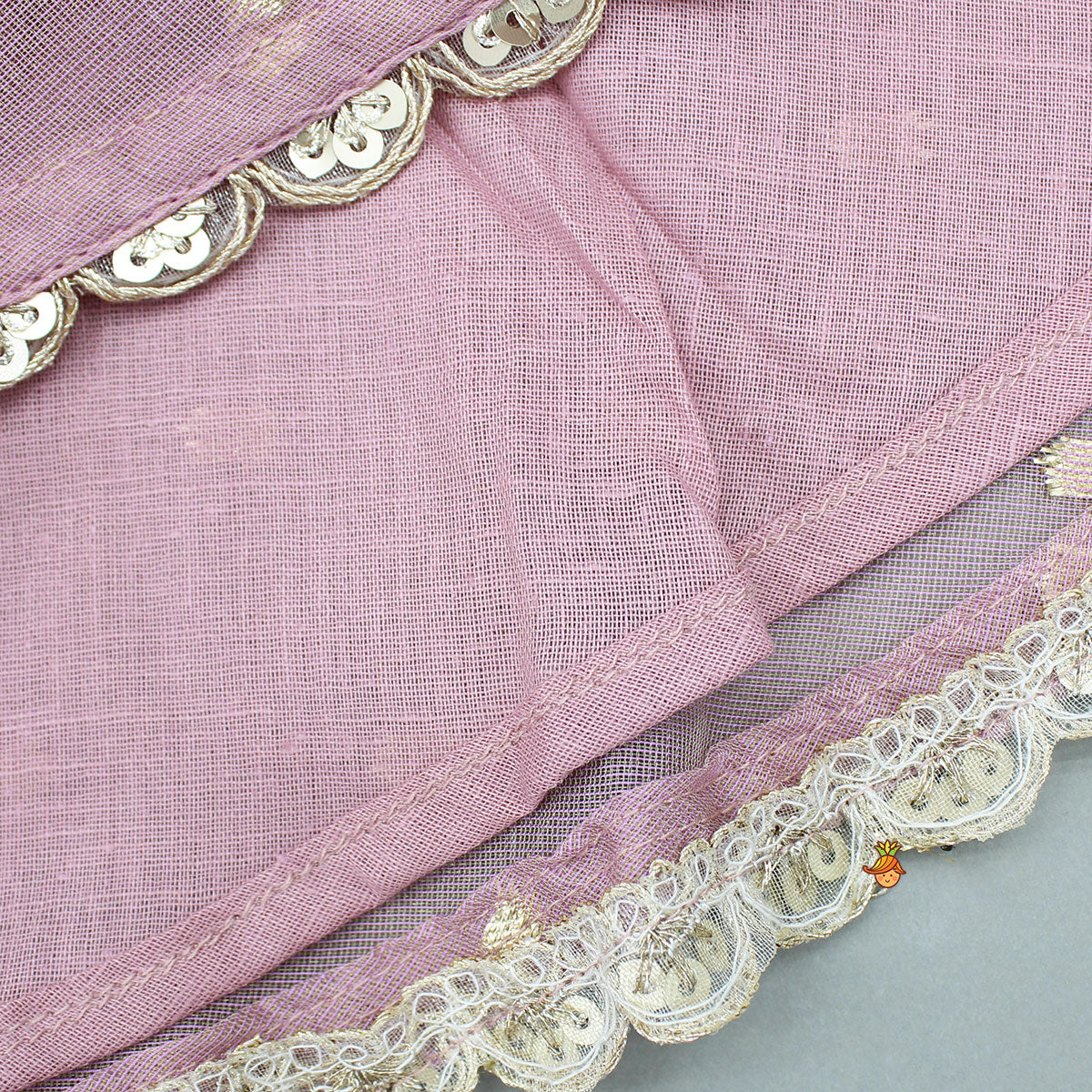 Flower Enhanced Kurti And Flared Palazzo