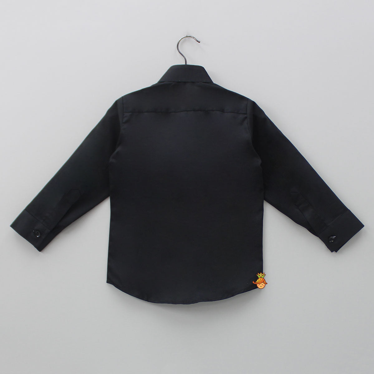 Lace Detail Stylish Black Shirt