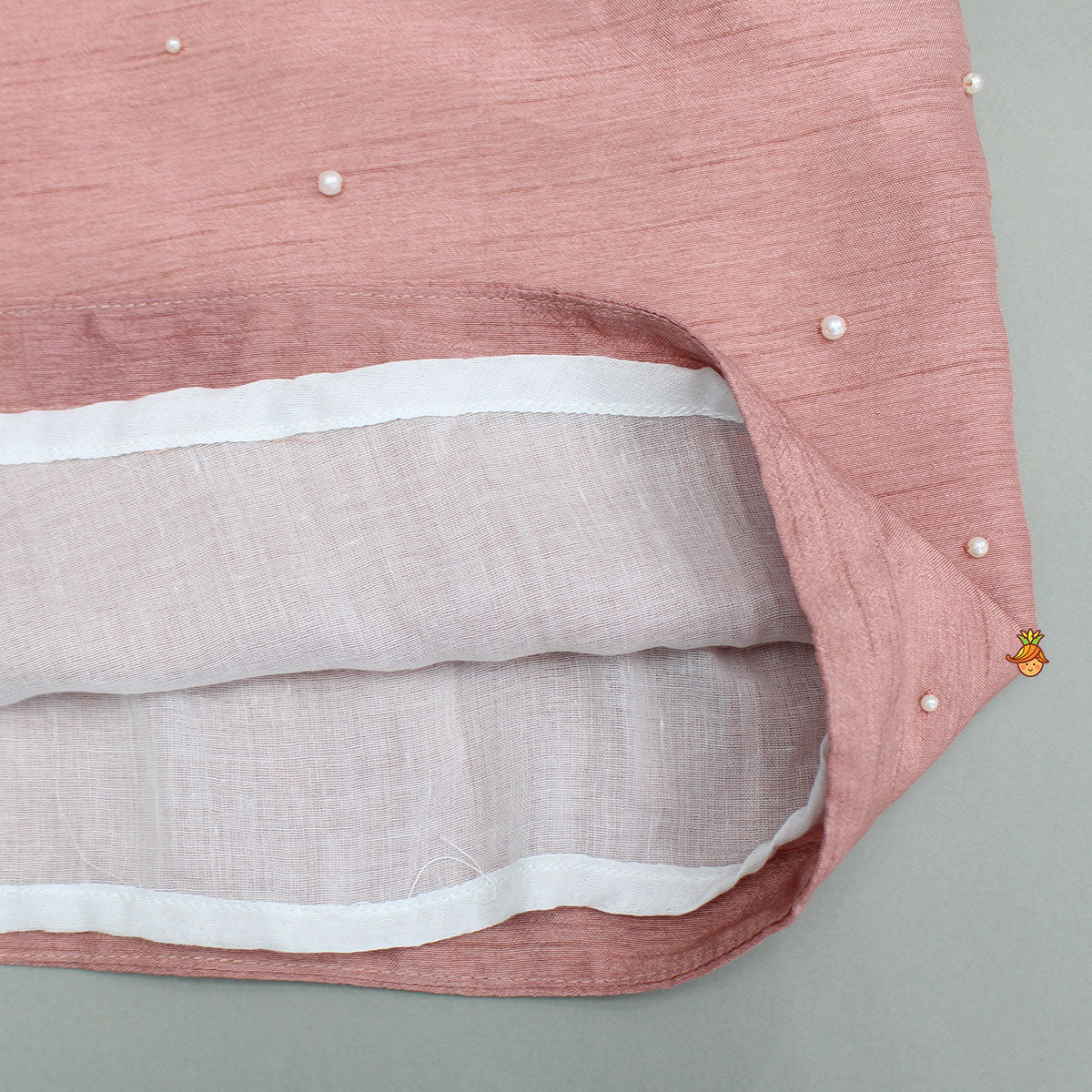 Embroidered Embellished Pink Jumpsuit