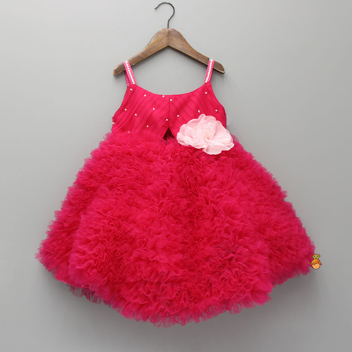 red frilly dress Women's Francesca Ruffles Cut-Out Maxi - In Size Small - Tropical Red - Polyester line style with playful ruffles and a chic slit Red Sequin Lace Prom Dress