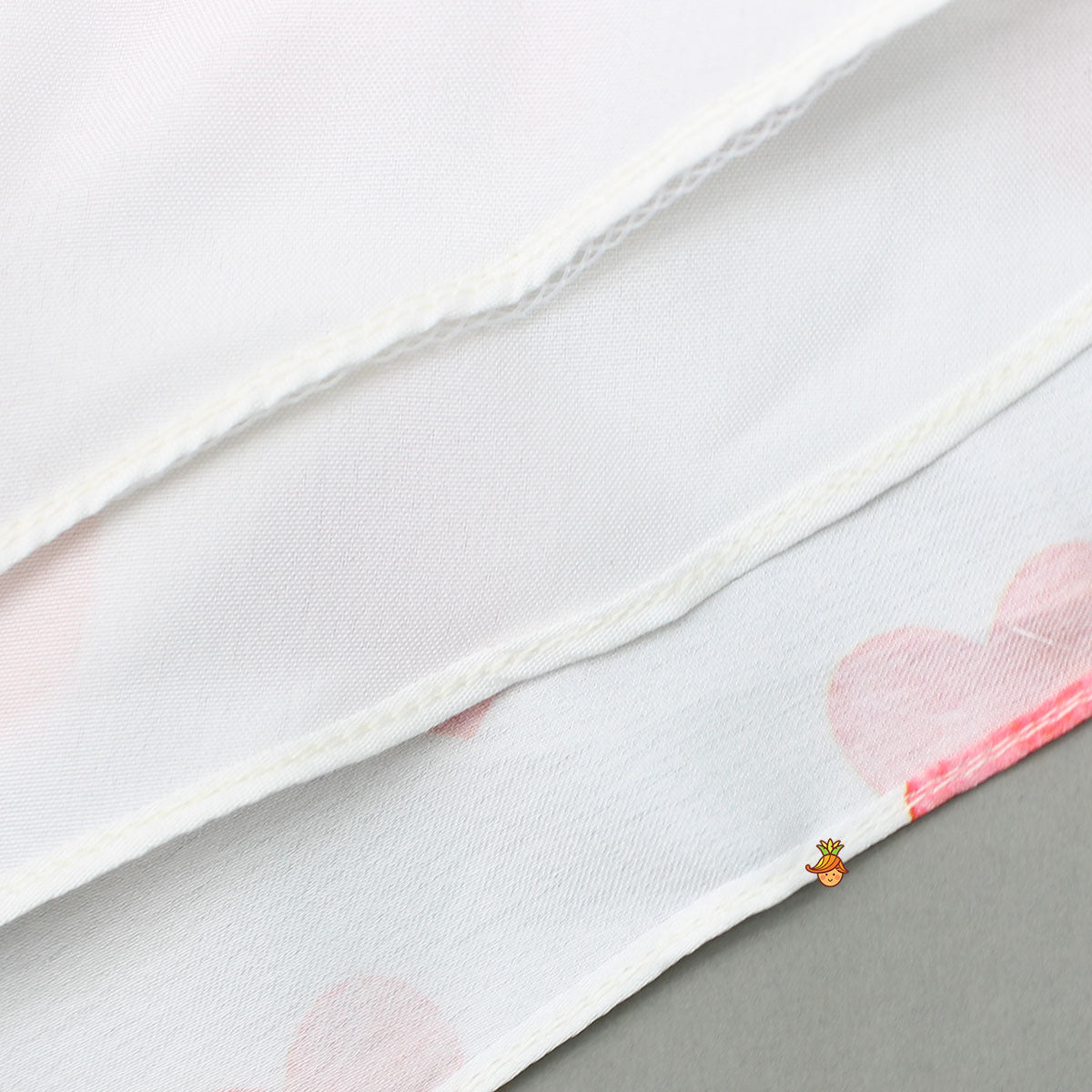 Heart Printed Strappy Dress And Bowie Headband