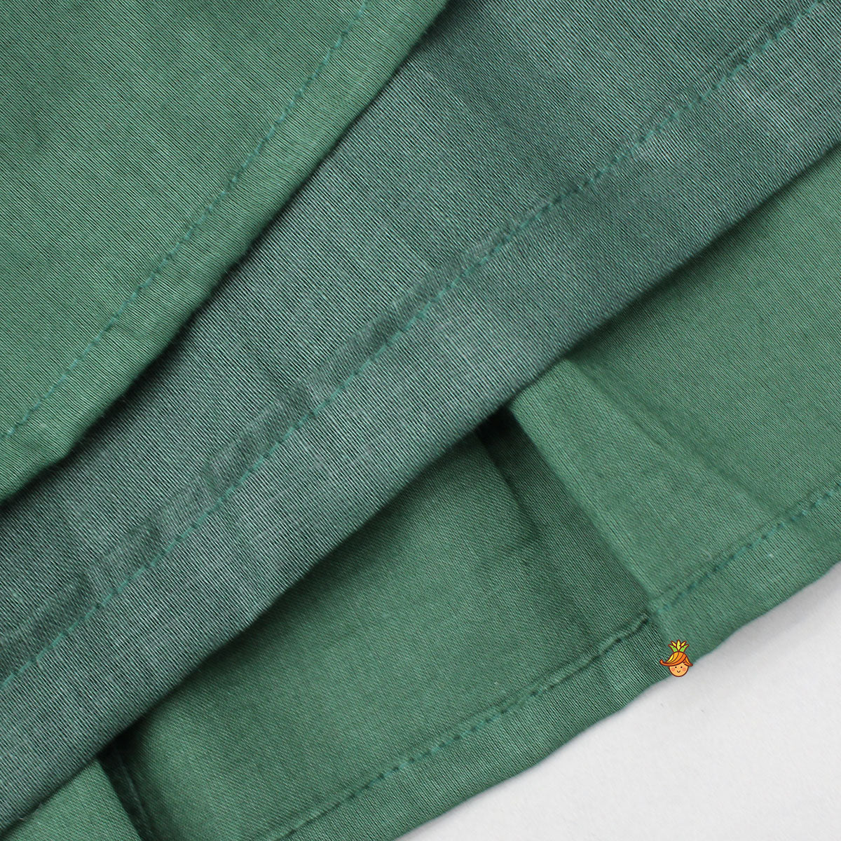 Green Multicolour Floral Embroidered Kurti