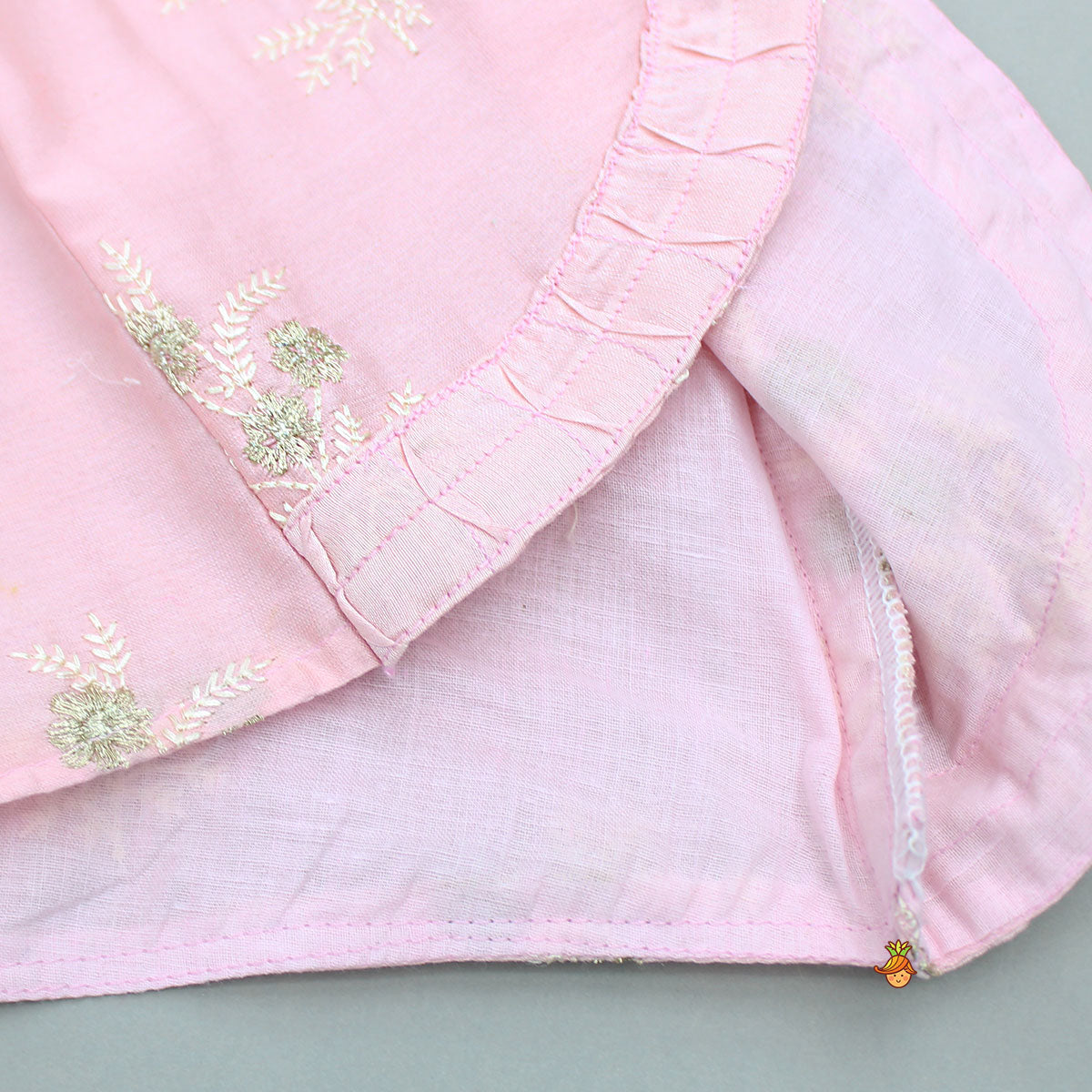 Zari Thread Work Full Sleeves Jacket With Kurta And Pyjama