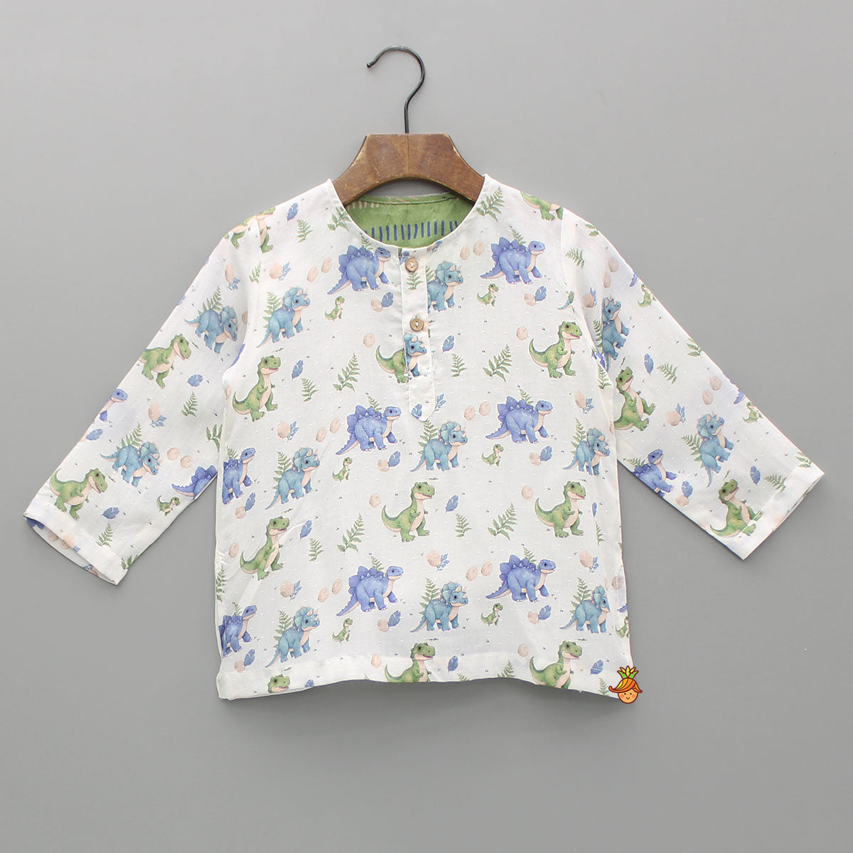 Animal-Printed Bamboo Fabric Top And Pyjama